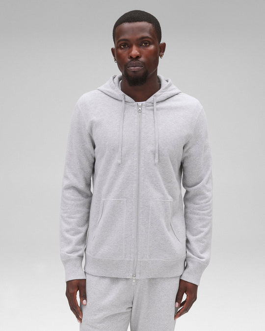 Midweight Terry Slim Zip Hoodie - Vault