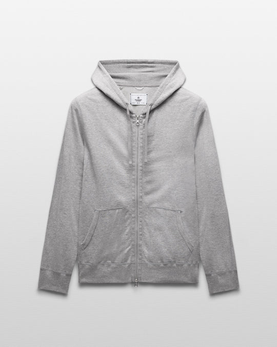 Lightweight Terry Slim Zip Hoodie - Vault