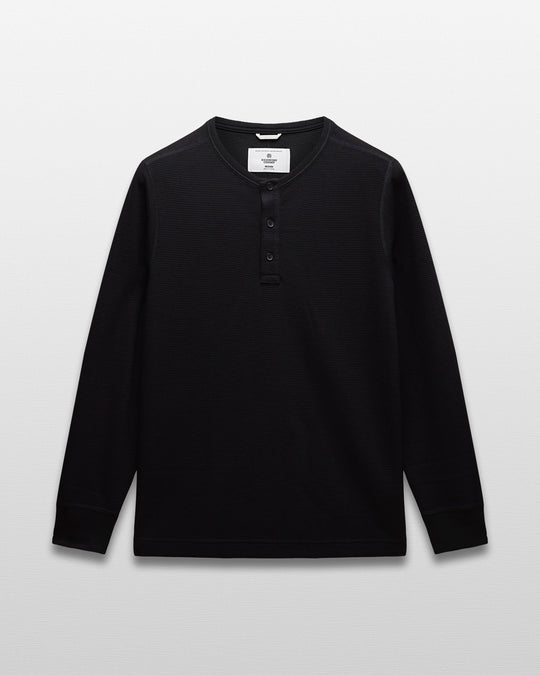 Lightweight Waffle Standard Henley