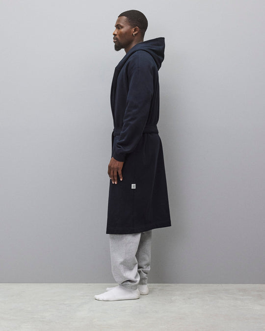 Midweight Terry Relaxed Hooded Robe