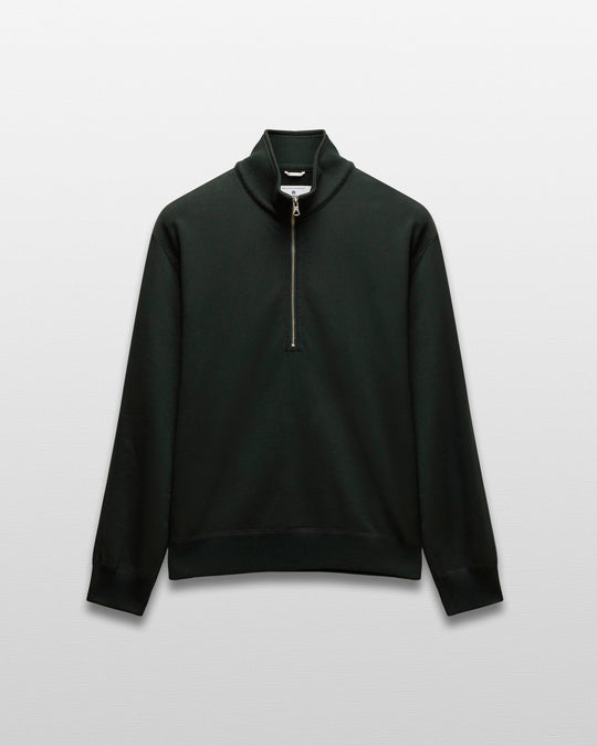 Midweight Terry Standard Half Zip Sweatshirt