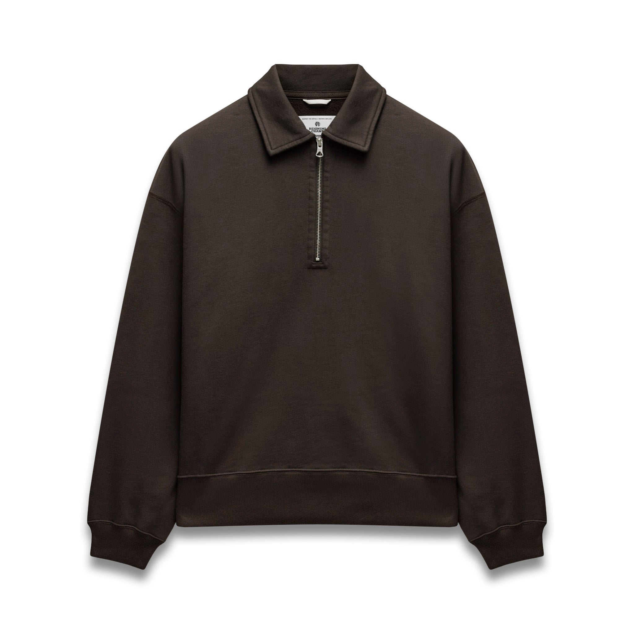REIGNING CHAMP ハーフジップ トレーニングトップス M Brushed Fleece Relaxed Half Zip Sweatshirt | Reigning Champ