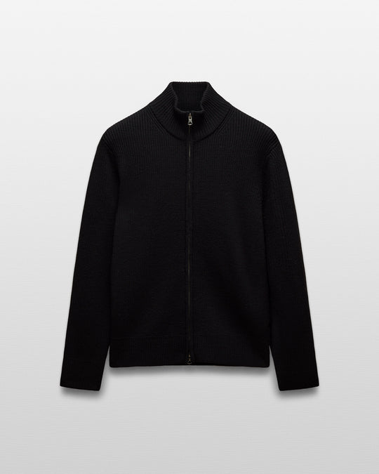 Merino Rib Vinnie Track Jacket