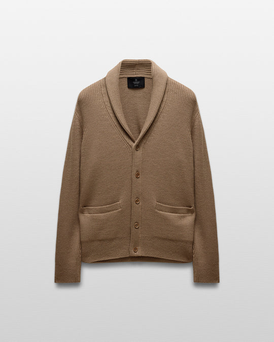 Merino Rib Vinnie Shawl Cardigan