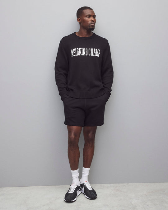 Supima Knit Collegiate Crewneck