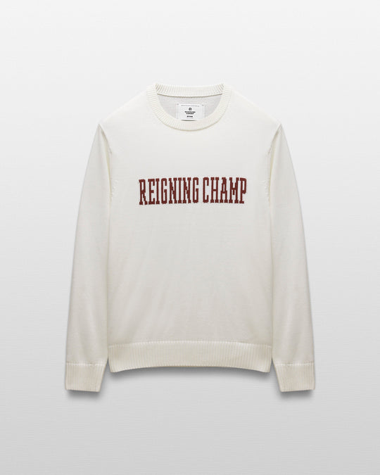 Supima Knit Collegiate Crewneck