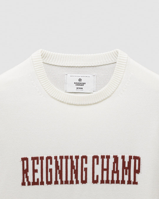 Supima Knit Collegiate Crewneck