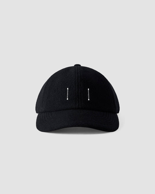 Wool Leather Strapback Cap