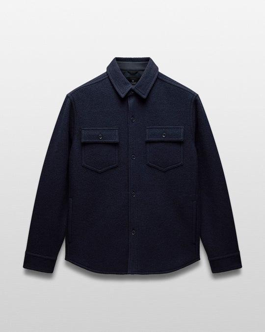 Boiled Wool Warden Overshirt