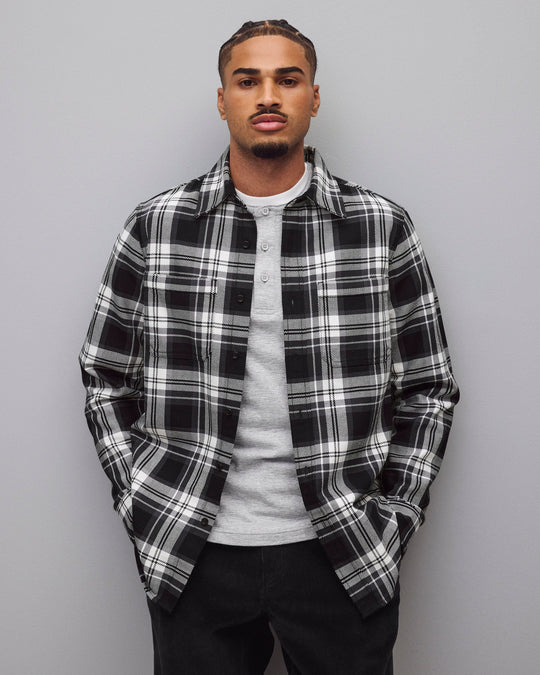 Cotton Plaid Union Standard Shirt