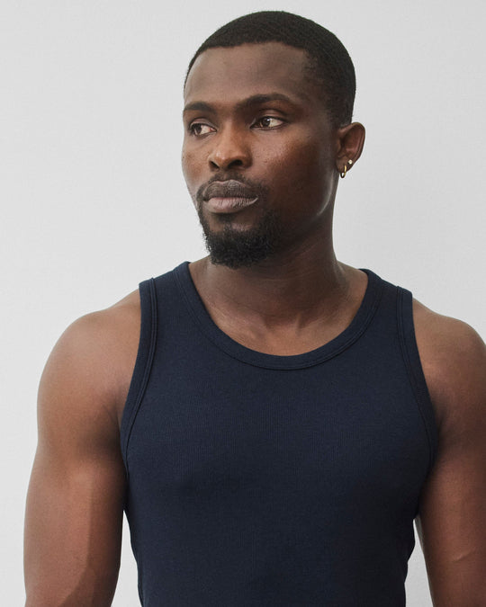 Cotton Rib Slim Tank Top