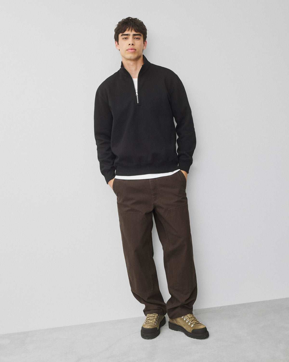 Brushed Fleece Standard Quarter Zip