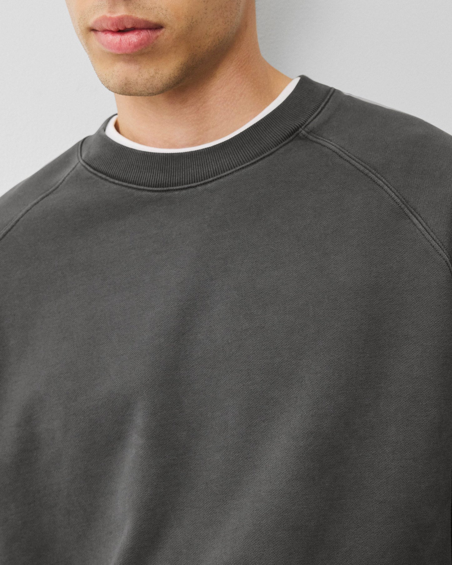 Midweight Terry Fadeaway Standard Crewneck