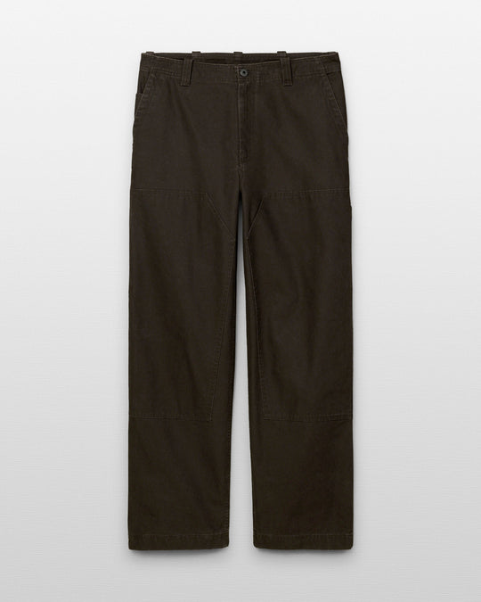 Cotton Canvas Relaxed Double Knee Pant
