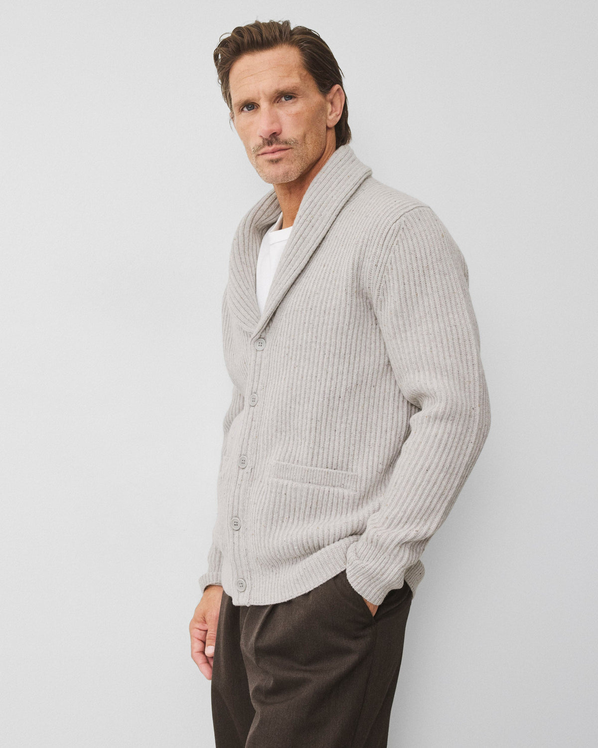 Merino Kenny Shawl Cardigan