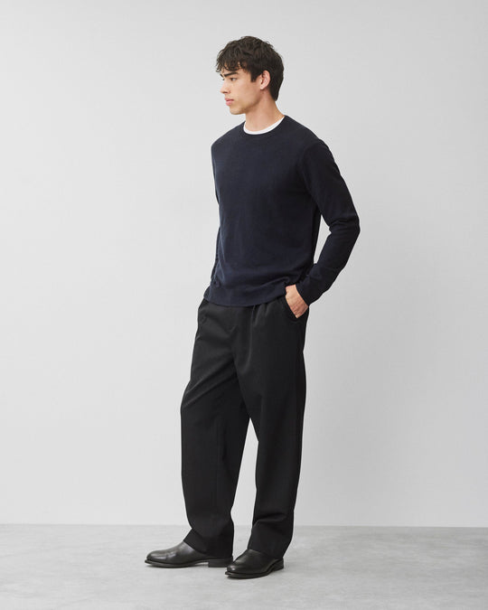 Silk Cashmere Gallery Crewneck