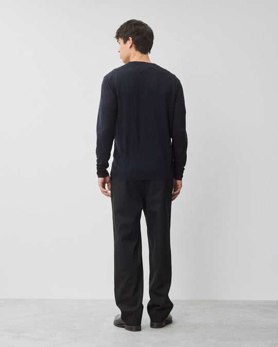 Silk Cashmere Gallery Crewneck