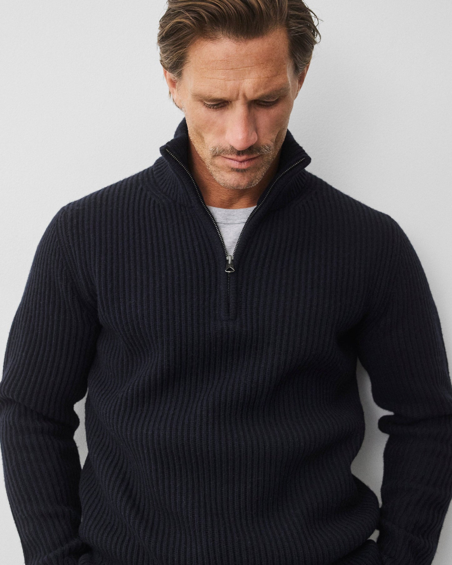 Merino Kenny Quarter Zip