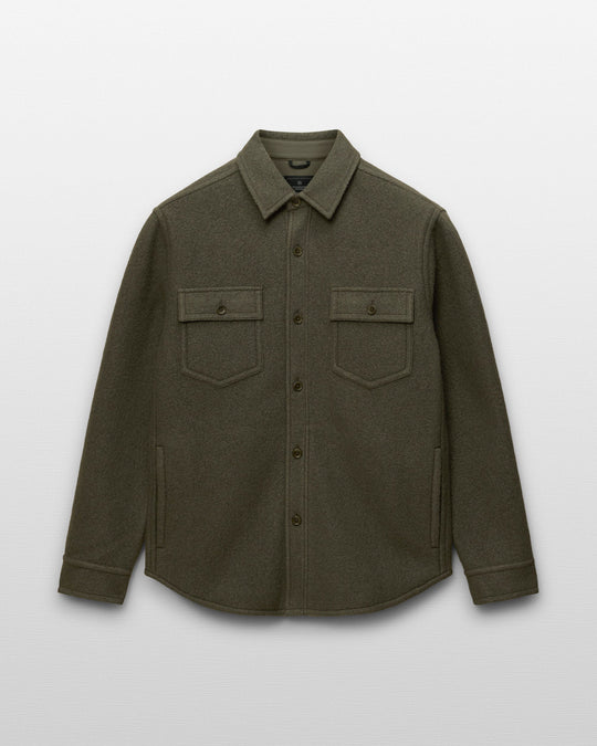 Boiled Wool Warden Standard Overshirt