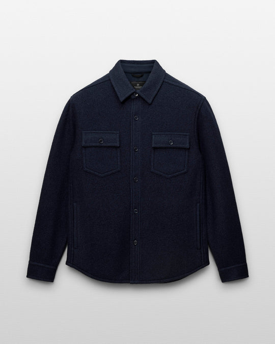 Boiled Wool Warden Standard Overshirt