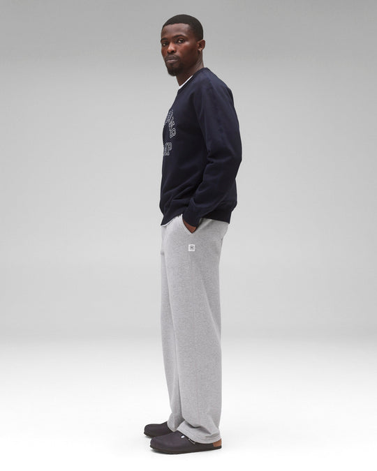 Midweight Terry Arch Logo Standard Crewneck