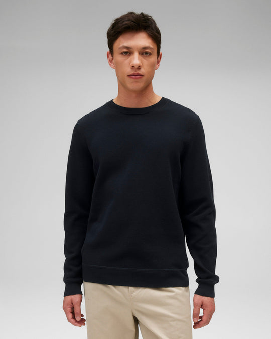 Supima Pique Ace Crewneck