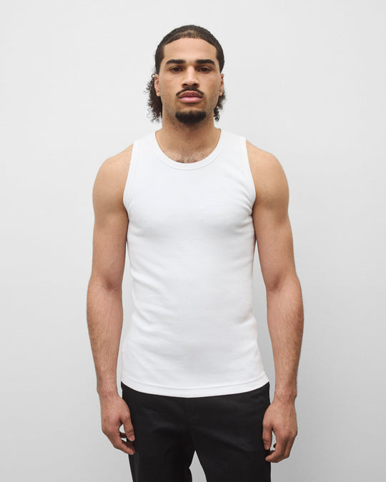 Cotton Rib Slim Tank Top