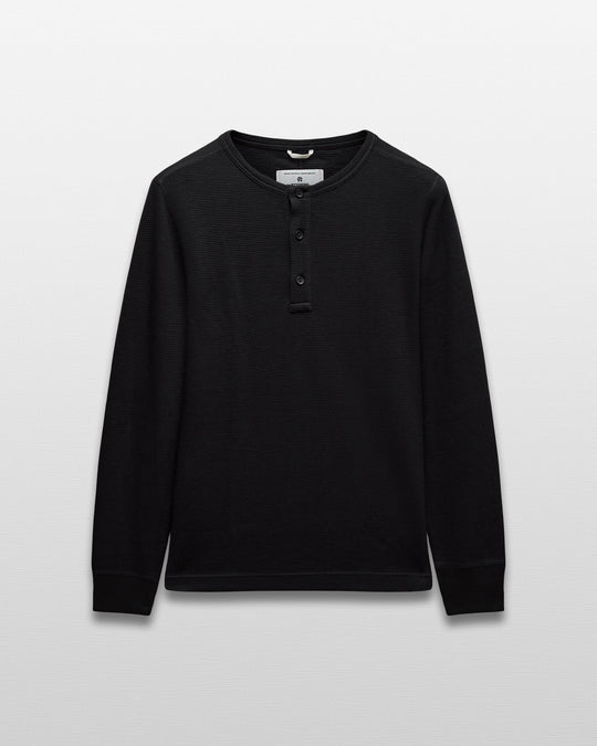 Lightweight Waffle Standard Henley