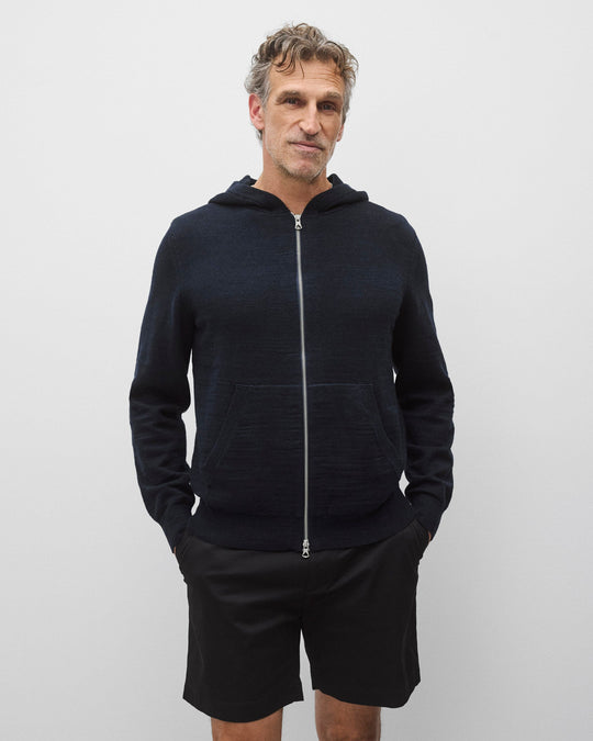 Cotton Slub Laurel Zip Hoodie
