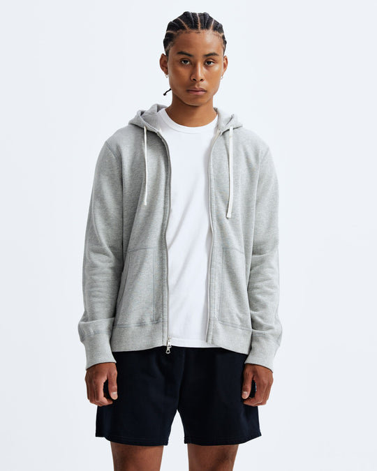Midweight Terry Slim Zip Hoodie - Vault