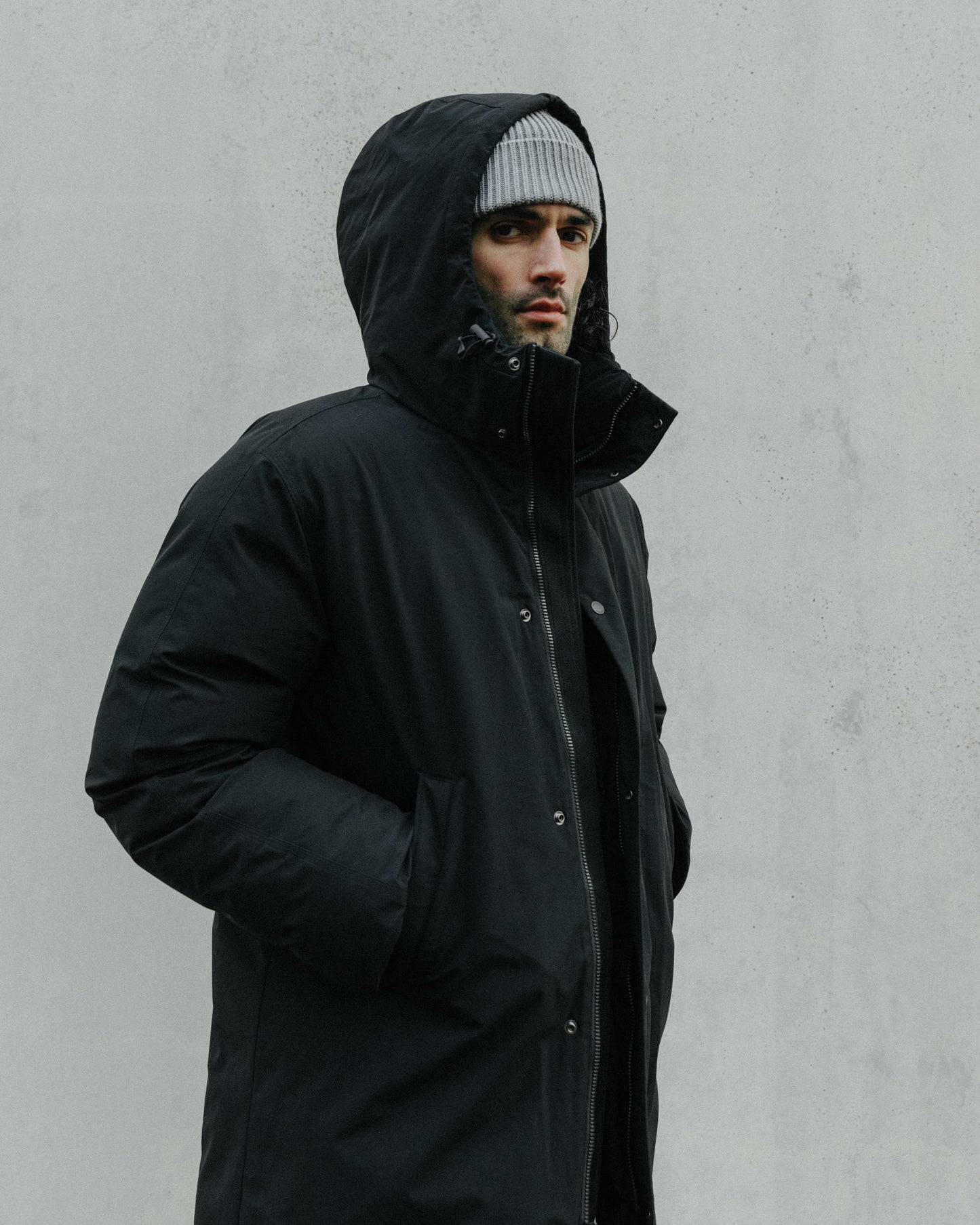 Tech Nylon Sideline Down Parka