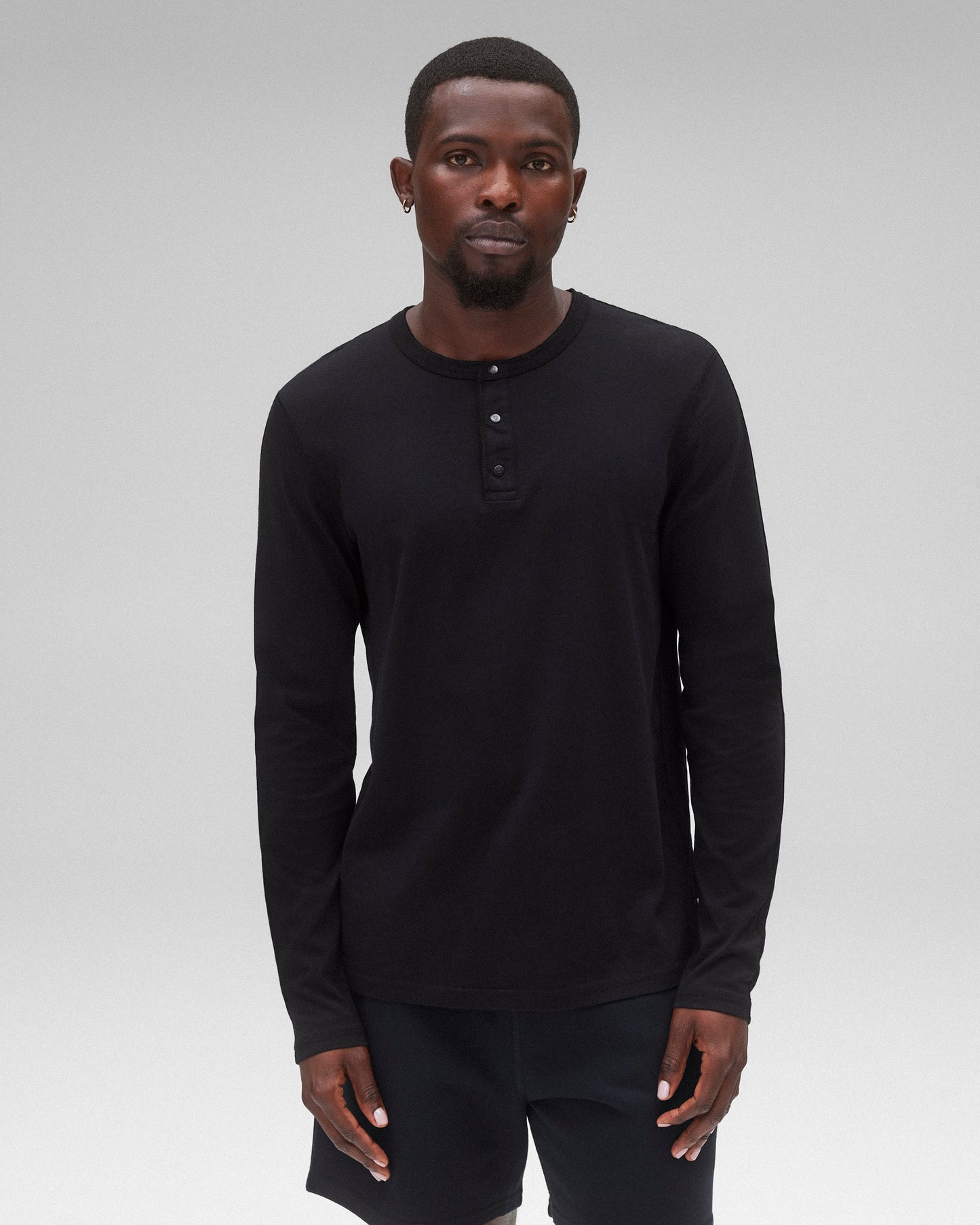 Lightweight Jersey Long Sleeve Henley