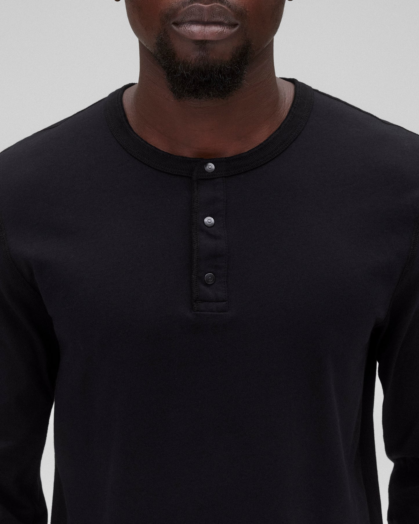 Lightweight Jersey Long Sleeve Henley