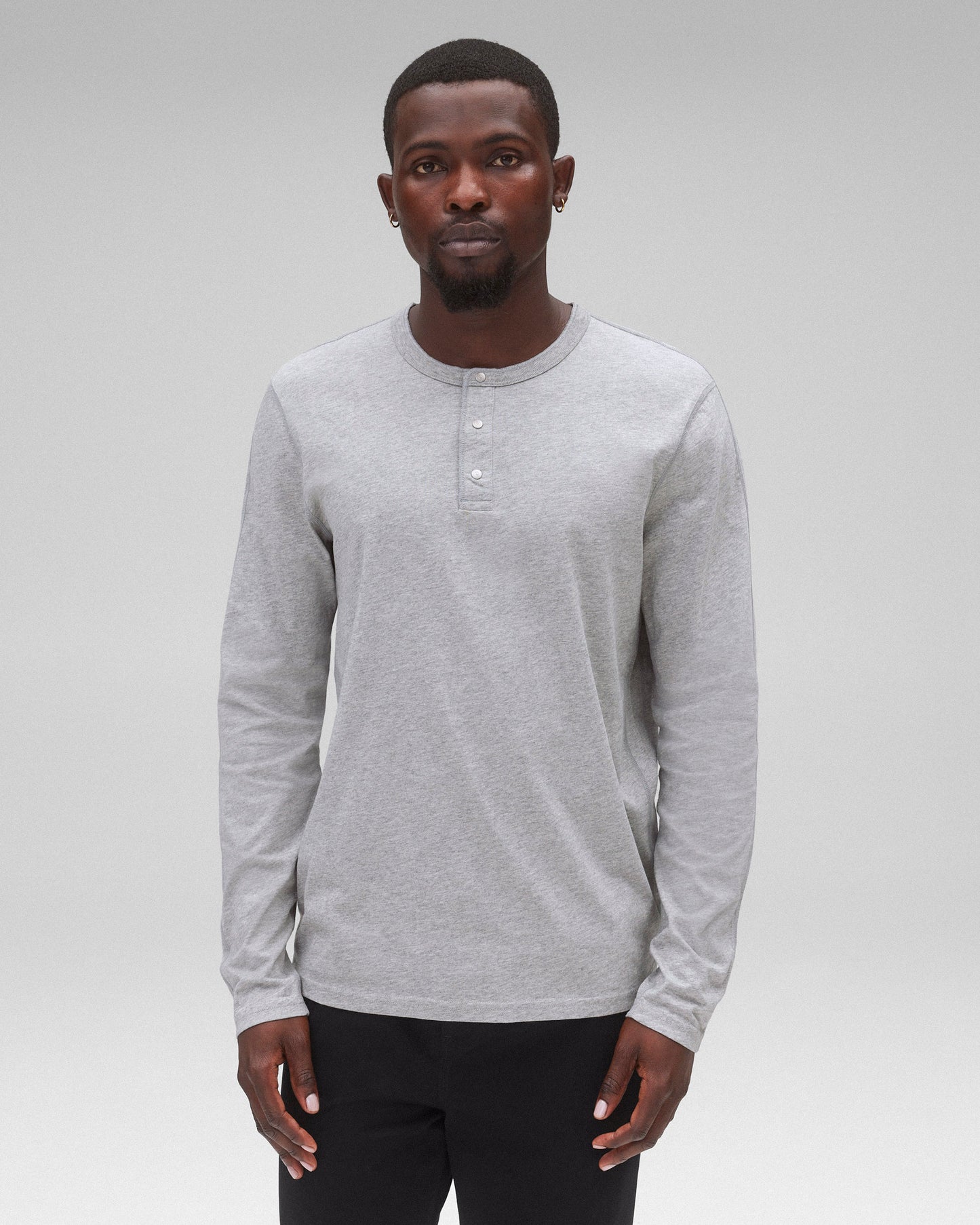 Lightweight Jersey Long Sleeve Henley