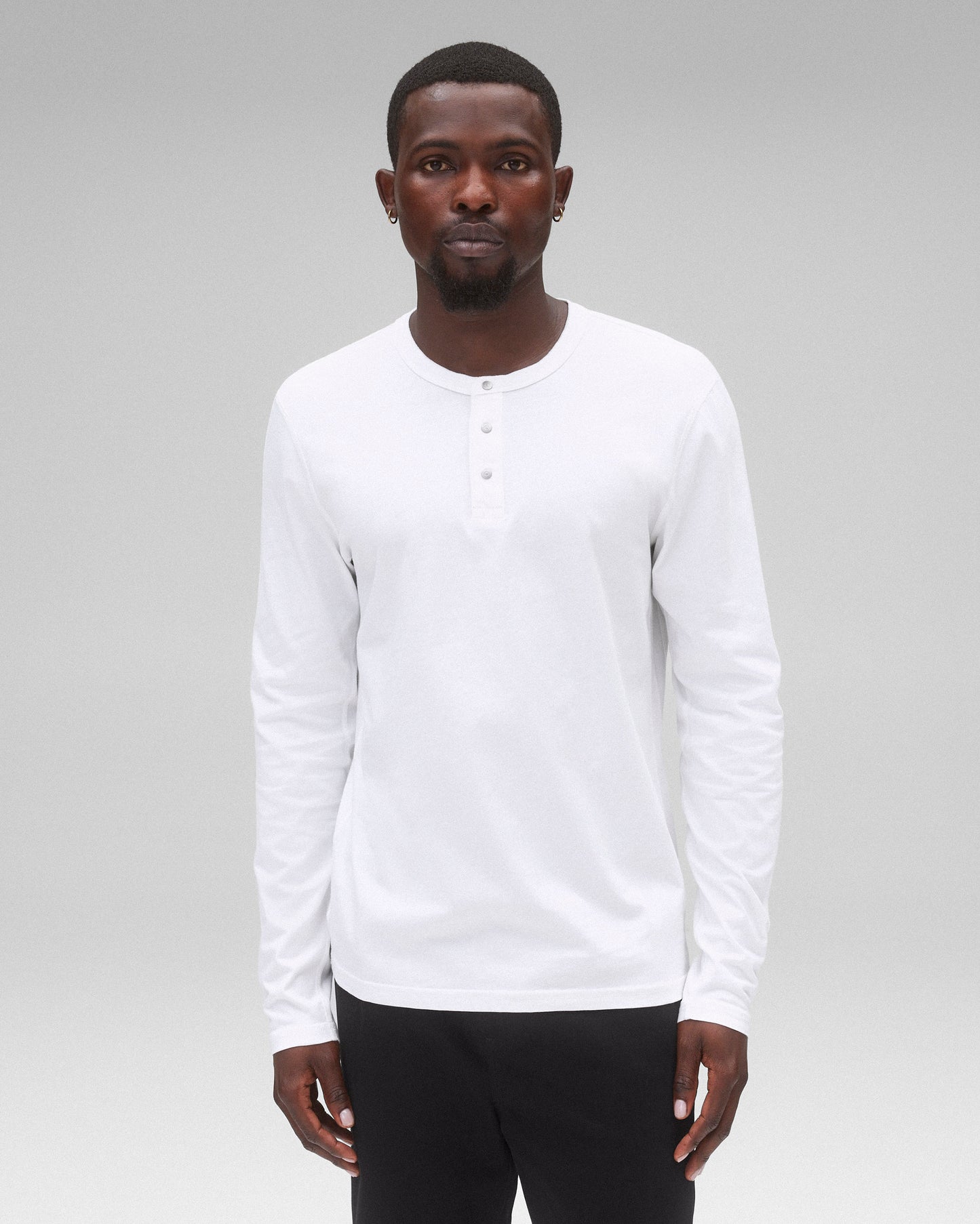 Lightweight Jersey Long Sleeve Henley