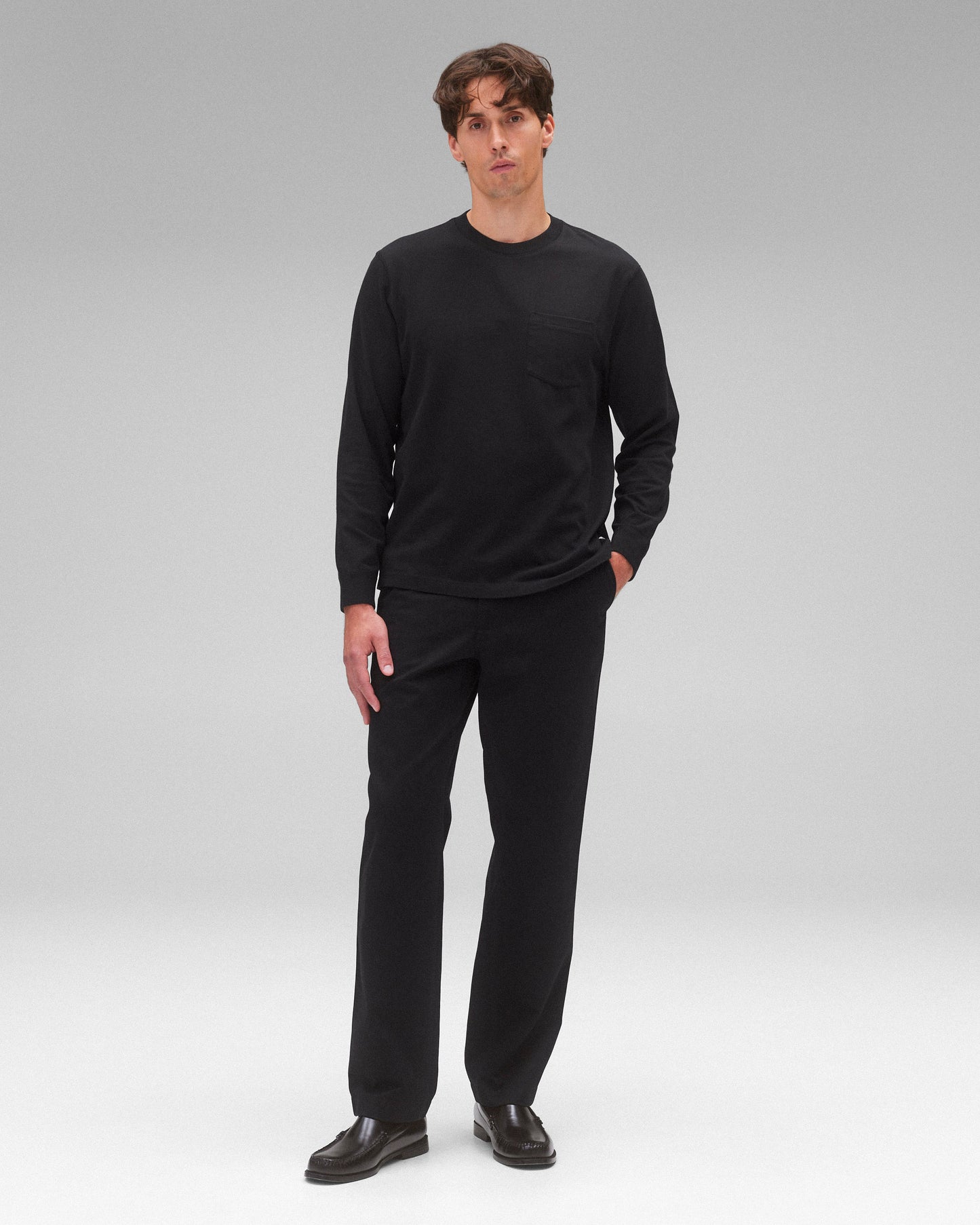 Midweight Jersey Standard Pocket Long Sleeve