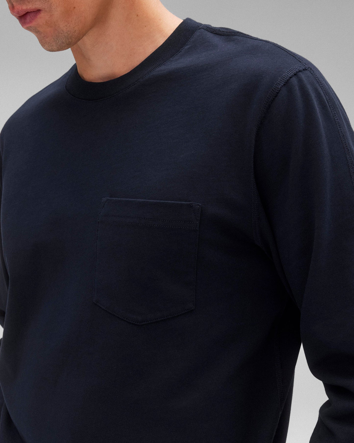 Midweight Jersey Standard Pocket Long Sleeve