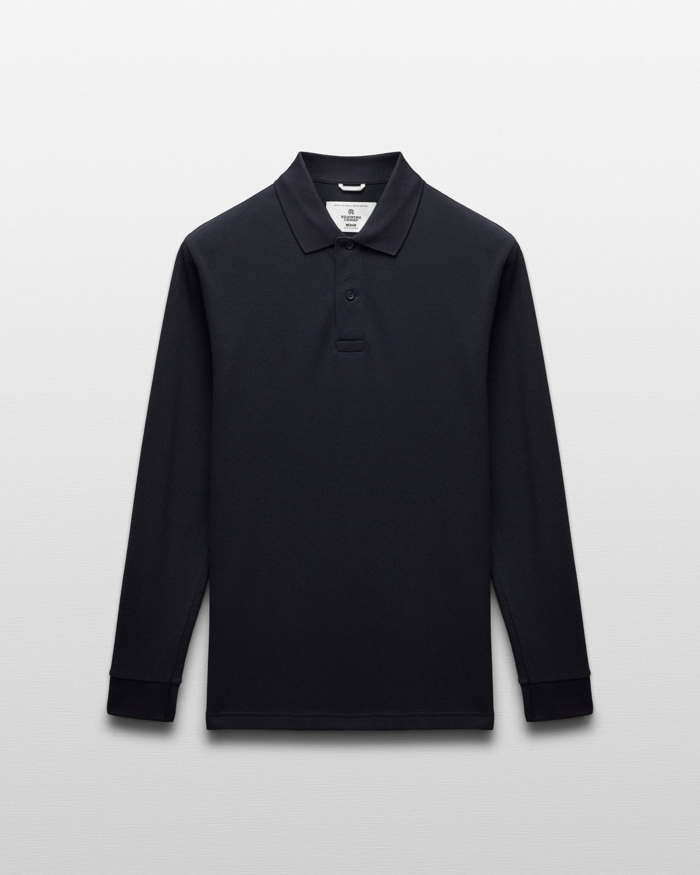 Athletic Pique Academy Long Sleeve Polo