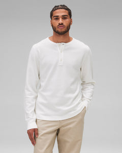 Lighweight Waffle Henley