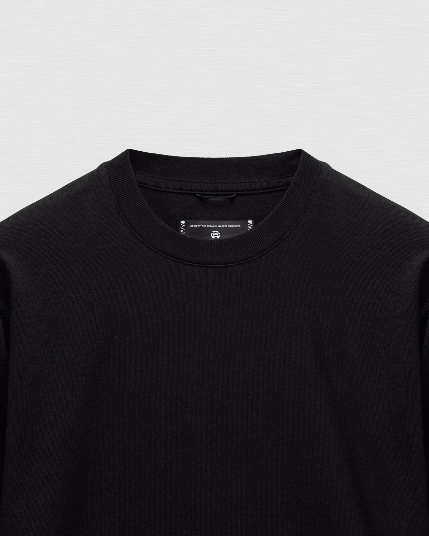 Kyoto Black Midweight Jersey Long Sleeve