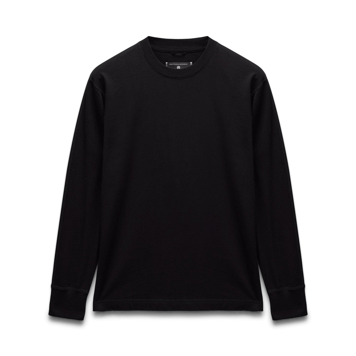 Kyoto Black Midweight Jersey Long Sleeve