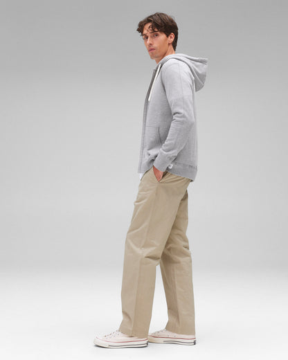 Midweight Terry Slim Zip Hoodie