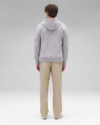 Midweight Terry Slim Zip Hoodie