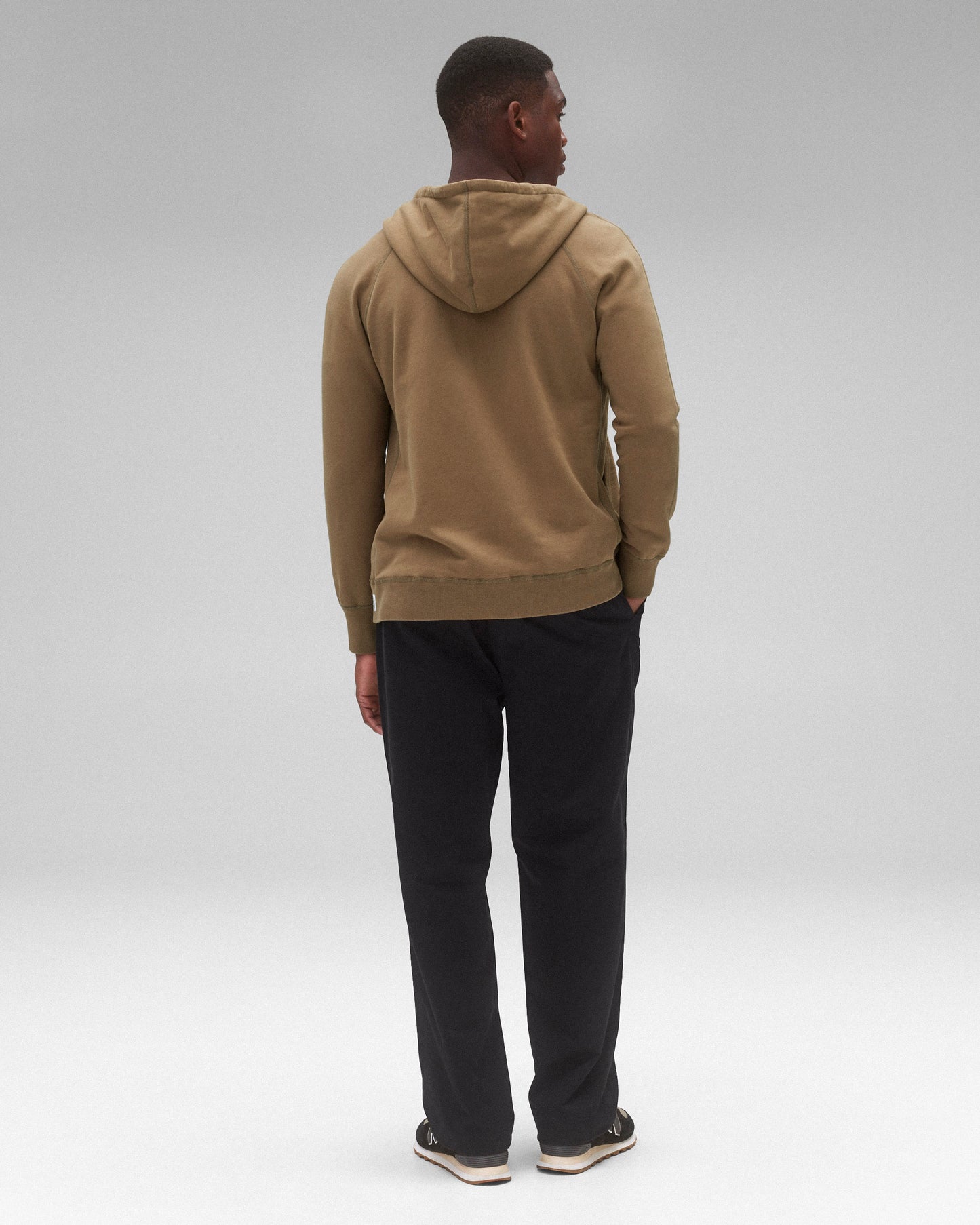 Midweight Terry Slim Zip Hoodie