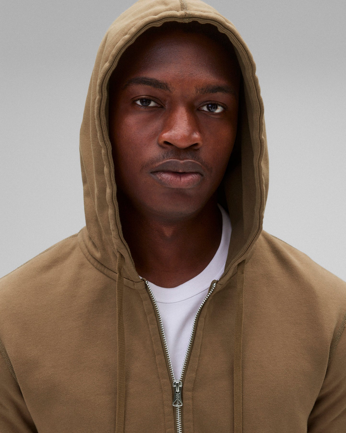 Midweight Terry Slim Zip Hoodie