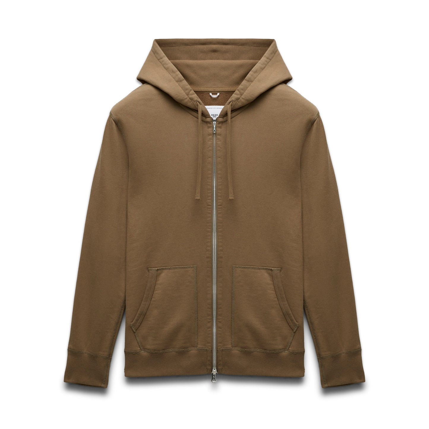 Midweight Terry Slim Zip Hoodie