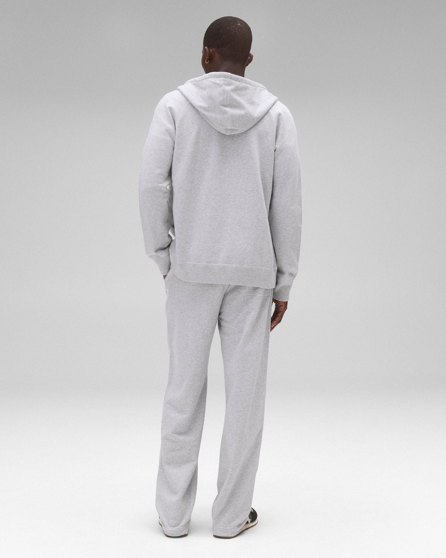 Midweight Terry Slim Zip Hoodie