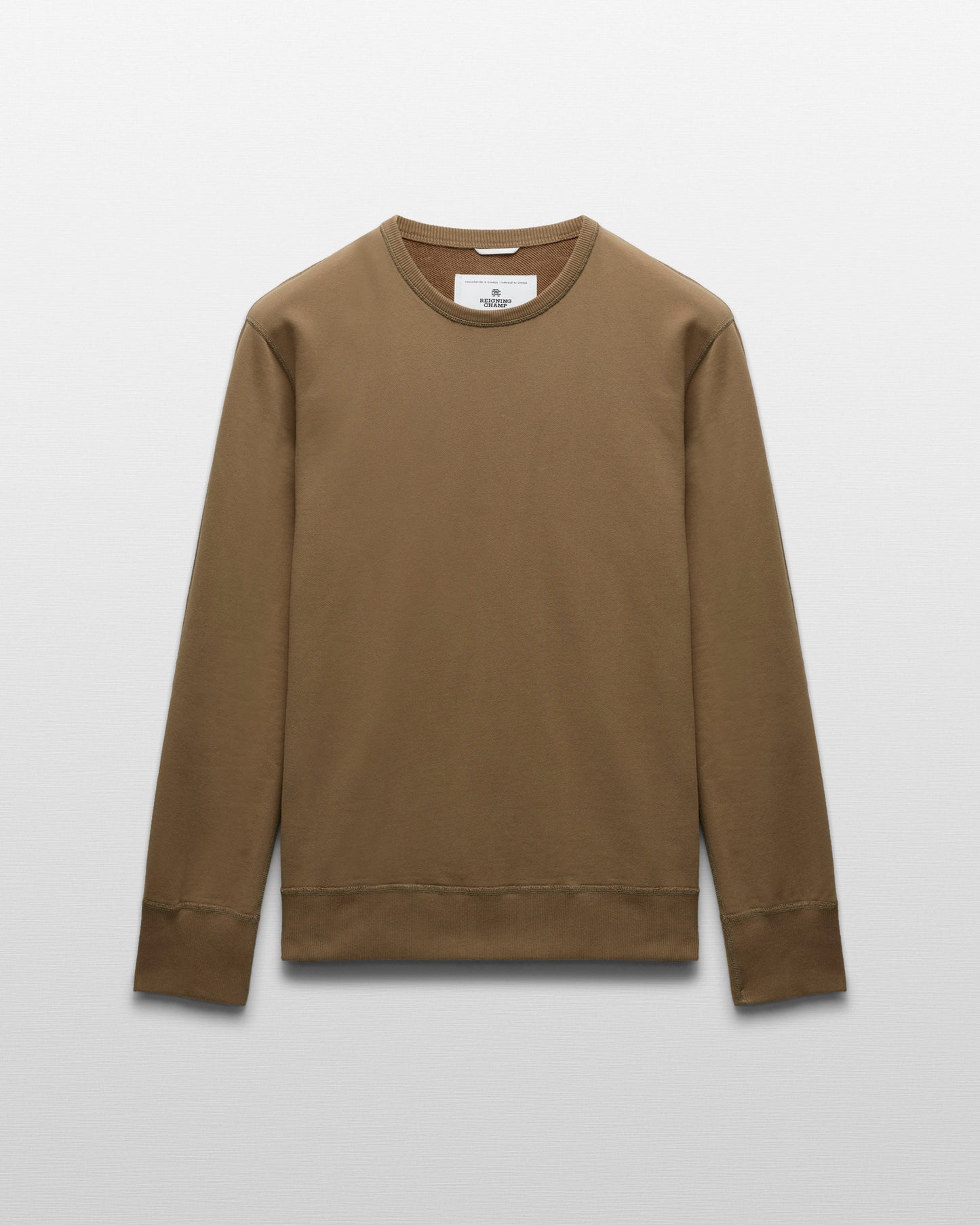 Midweight Terry Slim Crewneck