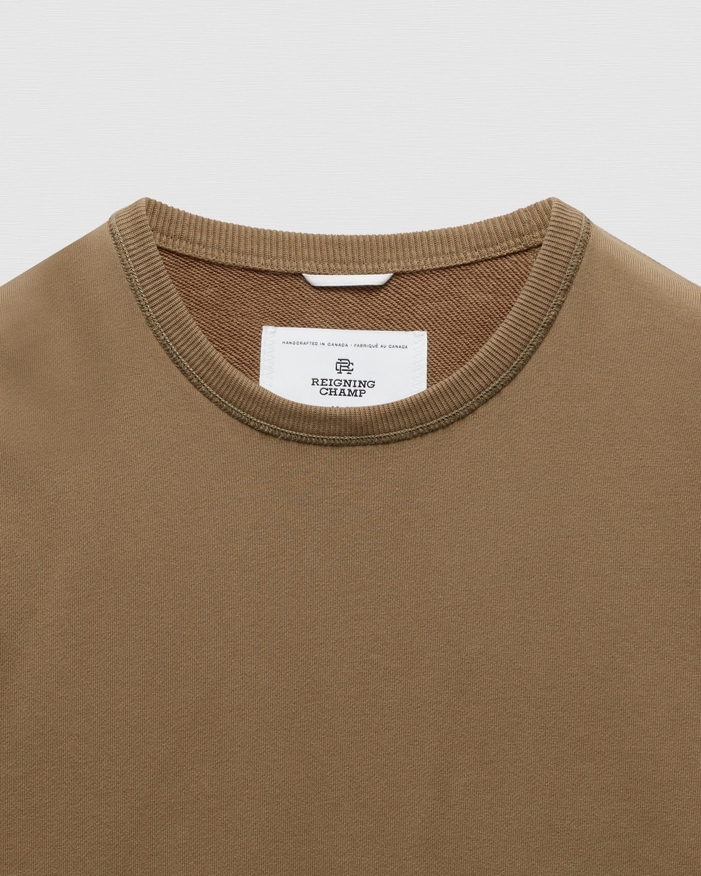 Midweight Terry Slim Crewneck