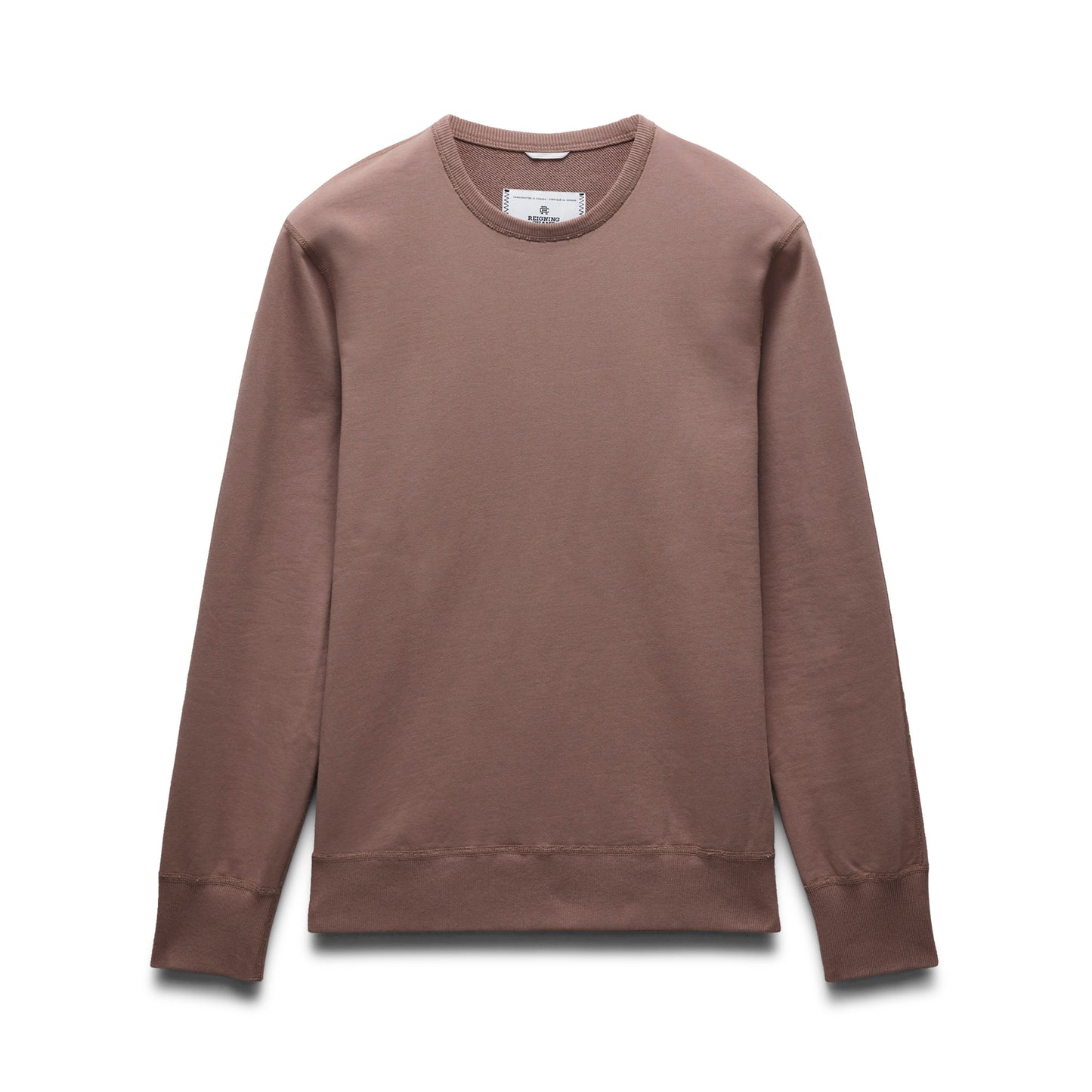 Midweight Terry Slim Crewneck